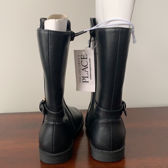 Toddler girl black dress boots - Picture 2 of 3